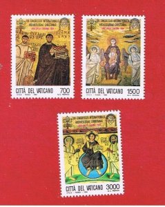 Vatican City #960-962   MNH OG   Mosaics     Free S/H