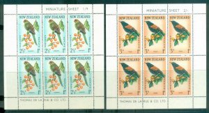 New Zealand 1962 Health, Birds 2xMS MLH