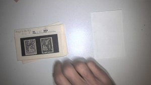 ALGERIA COLLECTION ON APPROVAL CARDS, MINT/USED