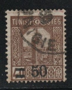 Tunis Tunisia Scott 121 Used surcharged  stamp