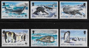 British Antarctic Territory Scott #'s 192 - 197 MNH