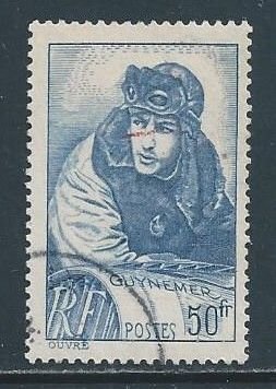 France #396 Used Georges Guynemer WWI Pilot