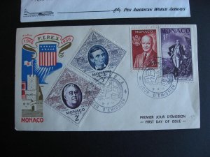 Monaco 1956 FDC FIPEX, Royal wedding first day covers see pictures