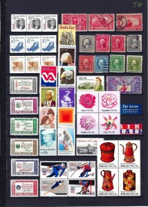 JASTAMPS:  Nice Vintage US Old Stamp  LOT Collection, see scan