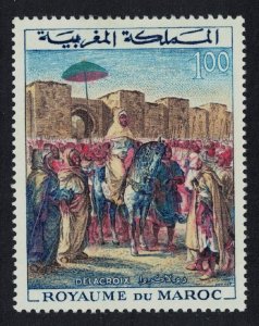 Morocco 'Moulay Abd-er-Rahman' Painting by Delacroix 1964 MNH SG#147