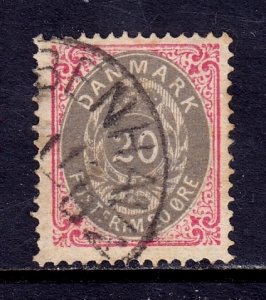 Denmark - Scott #31 - Used - Thin speck - SCV $32