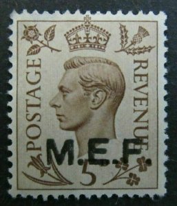 Italy Colony M.E.F. Middle East Forces 1942 5d MNH** A18P22F110