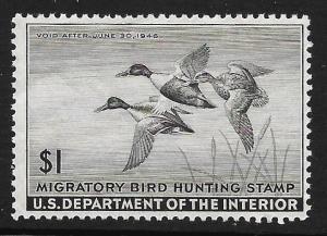 RW12 VF MNH OG 1945 FEDERAL DUCK HUNTING STAMP (REM #RW12-416)