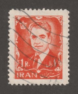 Persia, Middle East, stamp, scott#1213,  used, hinged,  1r,