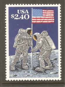 #2419 Moon Landing Single Mint  NH