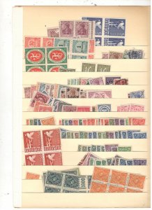 GERMANY COLLECTION ON STOCK SHEET MINT/USED