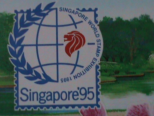SINGAPORE-1995- INTERNATIONAL STAMP EXHIBITION--MNH S/S VERY FINE-LAST ONE