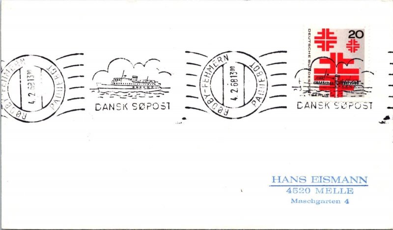 Denmark 2.4.1968 - Roodby-Fehmern - F67966