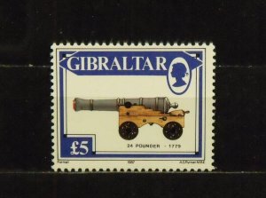 15663   GIBRALTAR   MNH # 520                  CV$ 8.00