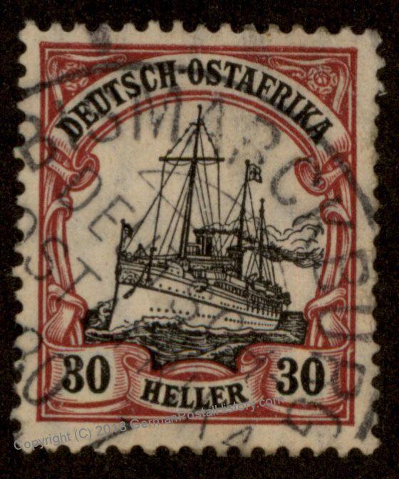 Germany East Africa DOA Ostafrika Mi35 Bismarckburg Cancel 69497