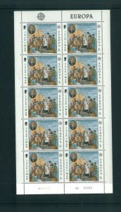 Isle of Man (GB) 174-75 1980 Europa. 55 Sheets of 10 @6.00 Cat.330.00. Wholesale