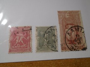 Greece  #  118/ 120-21 used