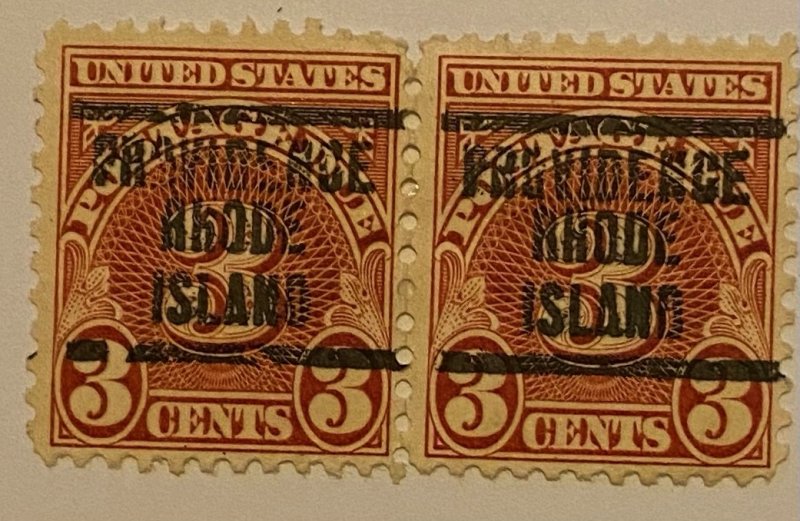 United States 1917-1931 Precancel Postage Due 121 Mint Stamps Lot