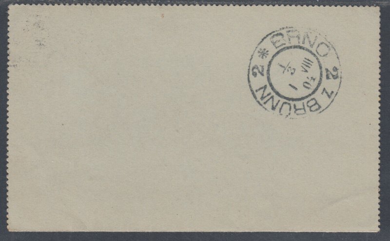 Austria H&G A42 used in Selisia, 1904 10h Letter Card