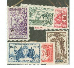 New Caledonia #208-13 Unused Single (Complete Set)