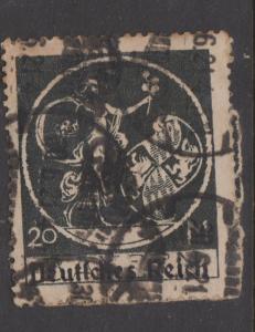 Germany Deutsches Reich Overprint on BAYERN Mi.138  20 M Used