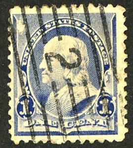 U.S. #219 USED CREASES