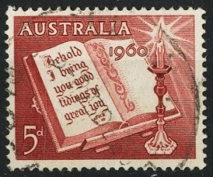 AUSTRALIA SC #339, USED - 1960 - DAN011