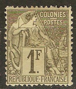 French Colonies 59 Mi 58 MH F/VF 1881 SCV $80.00