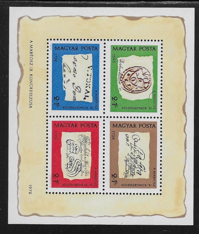 HUNGARY SC# B298   FVF/MNH 1972