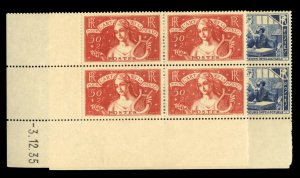 France, 1900-1950 #B42-43 Cat$516+, 1935 Intellectuals, set of two Coin Date ...