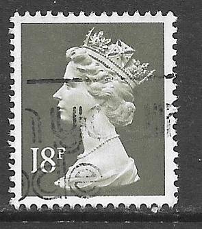 Great Britain MH103: 18p Queen Elizabeth II, used, VF
