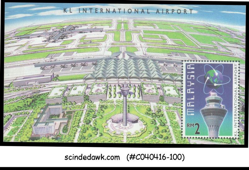 MALAYSIA - 1998 KL INTERNATIONAL AIRPORT / AVIATION - MIN. SHEET MNH