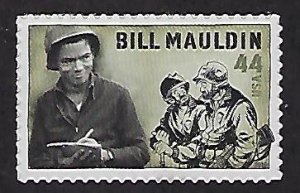 Catalog #4445 Single Stamp Bill Maudlin Cartoonist Willie And Joe Army WWII