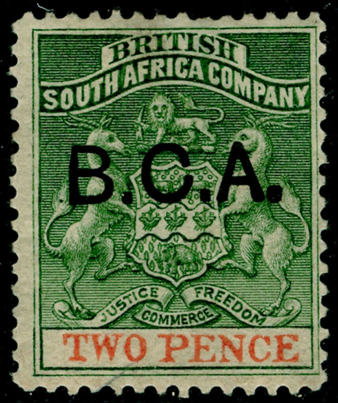 NYASALAND - BCA SG2, 2d sea-green & vermilion, M MINT. Cat £13.