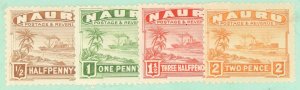 Nauru #17a-20a Unused Single