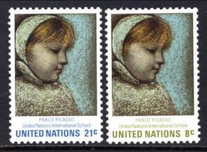 UN New York 224-225 MNH VF