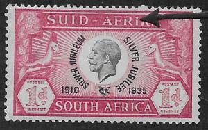 SOUTH AFRICA SC# 69b F-VF MNH 1935 variety 16