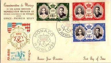 Monaco, Worldwide First Day Cover, Royalty