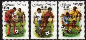 Ghana # 1123A - 1123C MNH