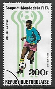 Togo # C349 - Worldcup Football Argentina - unused - HR/CTO.....{KlGr}