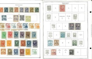 Honduras 1865-1950 M & U. Much Duplication .Hinged on pages & on Stock Sheets.