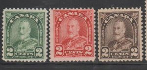 Canada Scott #163-164-165-166 Stamp - Mint Set of 4