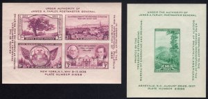 Scott #778-797 1936 & 1937 Philatelic Conventions - MNH