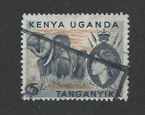 KENYA, UGANDA, & TANZANIA SC# 115 F-VF U 1954