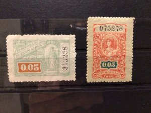 Buenos Aires 1899  - 1900    Revenue stamps Ref 58978