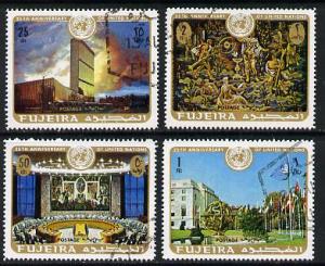 Fujeira 1970 United Nations 25th Anniversary cto set of 4...