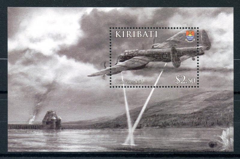 Kiribati 2008 MNH RAF Royal Air Force 90th 1v M/S Dambusters Aviation Stamps