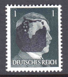 GERMANY 506 1944 SCHWÄRZUNGEN CHEMNITZ 4 BIII C10 OVPT SIGNED OG NH U/M F/VF