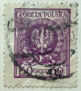 AlexStamps POLAND #225 VF Used 