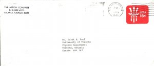 VINTAGE COMPANY CORNER CARD THE ASTON COMPANY ATLANTA GEORGIA 1981 U581